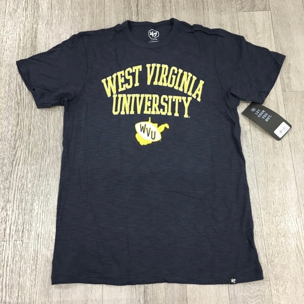 West Virginia University Mountaineers Navy Short Sleeve T-Shirt